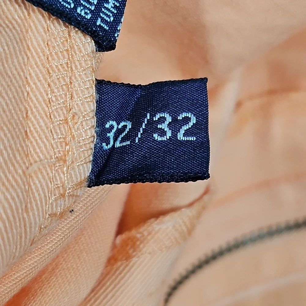 Polo Ralph Lauren 100% Cotton Classic Flat Front Chino Pant Light Orange Peach